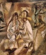 Jules Pascin Hawana in the grogshop oil